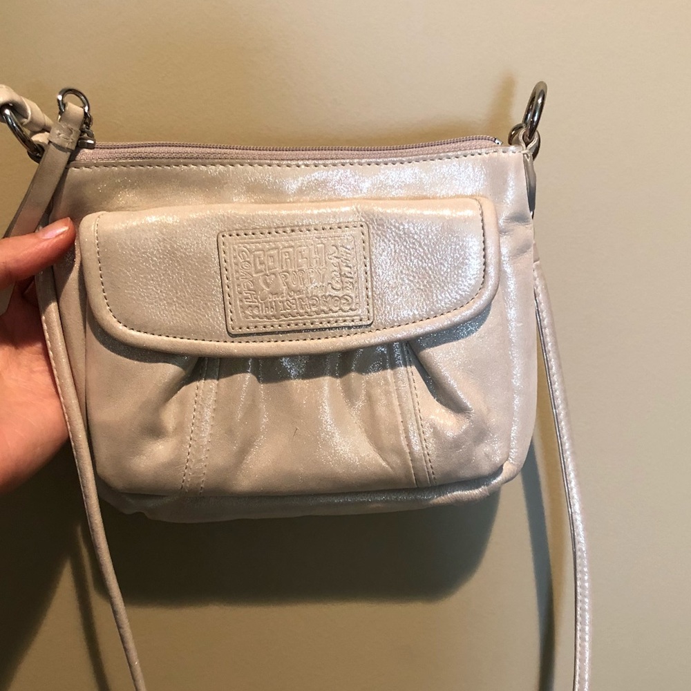Coach poppy cross body purse